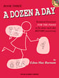 Dozen a Day No. 3 piano sheet music cover